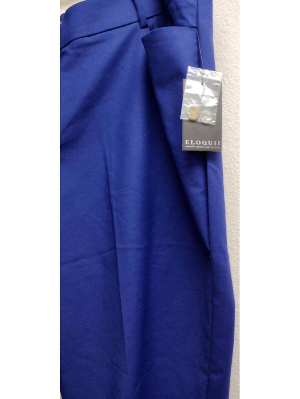ELOQUII PLUS SIZE 24G COBALT BLUE PANTS 24 G new tags PLUS SIZE SLACKS 24 BLUE